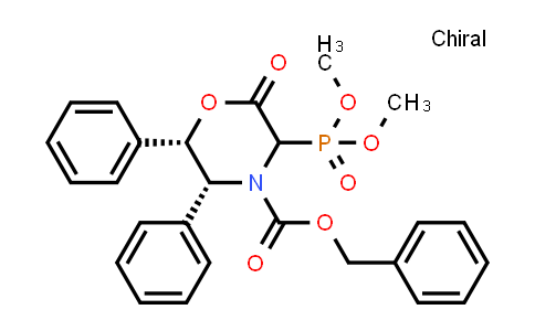 CAS No. 145761-32-6, (5R,6S)-benzyl 3-(dimethoxyphosphoryl)-2-oxo-5,6-diphenylmorpholine-4-carboxylate