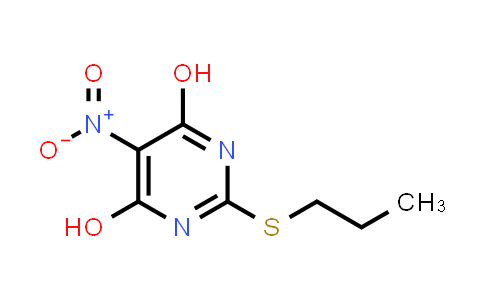 CAS No. 145783-13-7, 5-Nitro-2-(propylthio)pyrimidine-4,6-diol