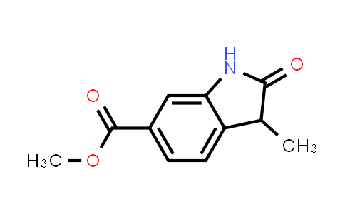 CAS No. 1458776-85-6, Methyl 3-methyl-2-oxo-2,3-dihydro-1H-indole-6-carboxylate