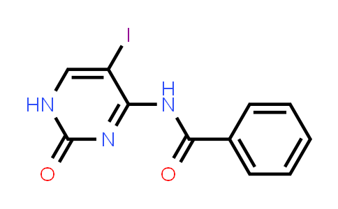 CAS No. 145913-85-5, N-(5-iodo-2-oxo-1,2-dihydropyrimidin-4-yl)benzamide