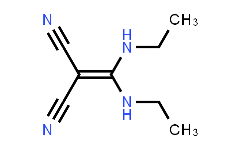 CAS No. 145967-39-1, 2-(Bis(ethylamino)methylene)malononitrile