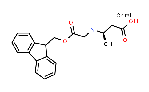 CAS No. 1460306-60-8, Butanoic acid, 3-[[(9H-fluoren-9-ylmethoxy)carbonyl]methylamino]-, (3R)-