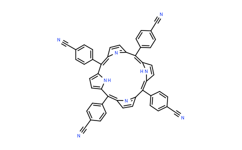CAS No. 14609-51-9, 4,4',4'',4'''-(Porphyrin-5,10,15,20-tetrayl)tetrabenzonitrile