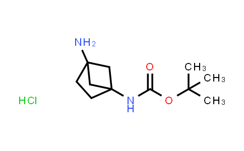 CAS No. 1461705-62-3, tert-Butyl (4-aminobicyclo[2.1.1]hexan-1-yl)carbamate hydrochloride