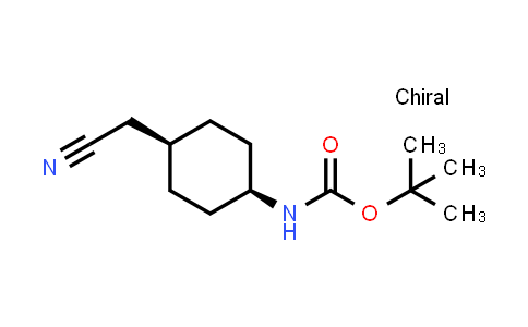 CAS No. 1461718-35-3, tert-Butyl (cis-4-(cyanomethyl)cyclohexyl)carbamate