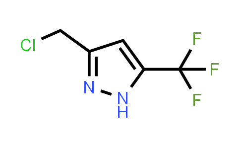 CAS No. 1462379-36-7, 3-(Chloromethyl)-5-(trifluoromethyl)-1H-pyrazole