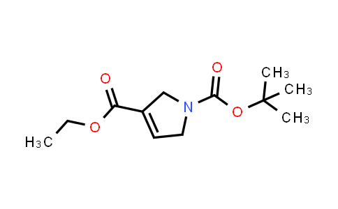CAS No. 146257-00-3, 1-(tert-Butyl) 3-ethyl 2,5-dihydro-1H-pyrrole-1,3-dicarboxylate