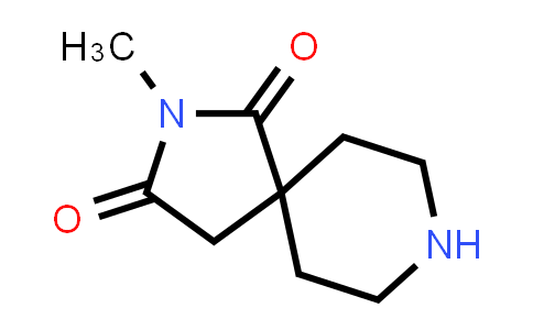CAS No. 1463-49-6, 2,8-Diazaspiro[4.5]decane-1,3-dione, 2-methyl-