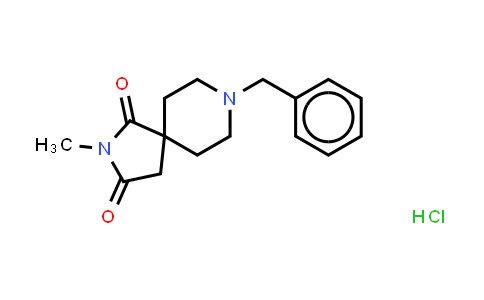 CAS No. 1463-53-2, 2,8-Diazaspiro[4.5]decane-1,3-dione, 2-methyl-8-(phenylmethyl)-,(Hydrochloride) (1:1)