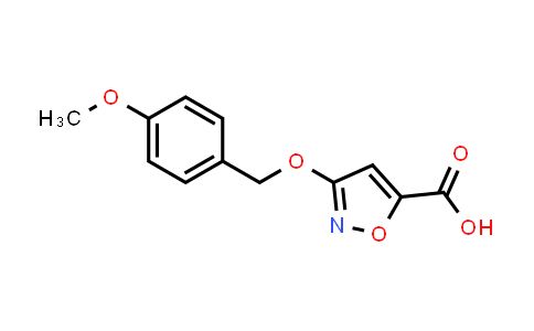 CAS No. 1463052-85-8, 3-[(4-Methoxyphenyl)methoxy]-1,2-oxazole-5-carboxylic acid