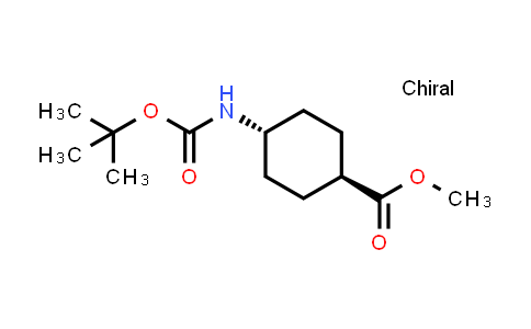 CAS No. 146307-51-9, trans-Methyl 4-((tert-butoxycarbonyl)amino)cyclohexanecarboxylate