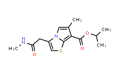 CAS No. 146325-39-5, Pyrrolo[2,1-b]thiazole-7-carboxylic acid, 6-methyl-3-[2-(methylamino)-2-oxoethyl]-, 1-methylethyl ester