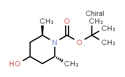 CAS No. 146337-39-5, (2R,6R)-rel-1-Boc-2,6-dimethyl-4-hydroxypiperidine