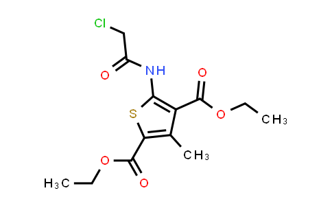 CAS No. 146381-87-5, Diethyl 5-(2-chloroacetamido)-3-methylthiophene-2,4-dicarboxylate