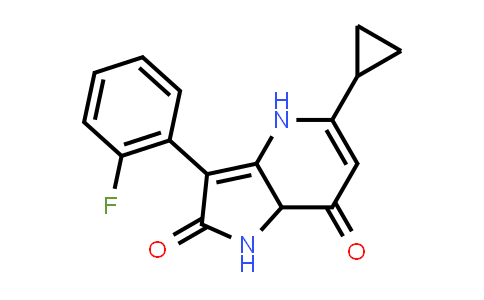 CAS No. 1464091-49-3, 5-Cyclopropyl-3-(2-fluorophenyl)-1H-pyrrolo[3,2-b]pyridine-2,7(4H,7aH)-dione