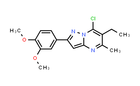 1464091-54-0 | 7-Chloro-2-(3,4-dimethoxyphenyl)-6-ethyl-5-methylpyrazolo[1,5-a]pyrimidine