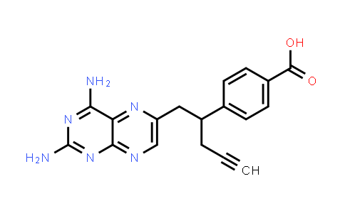 CAS No. 146464-93-9, 4-(1-(2,4-Diaminopteridin-6-yl)pent-4-yn-2-yl)benzoic acid