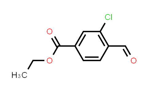 CAS No. 1465327-51-8, Ethyl 3-chloro-4-formylbenzoate