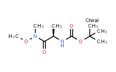 CAS No. 146553-06-2, (R)-tert-Butyl (1-(methoxy(methyl)amino)-1-oxopropan-2-yl)carbamate