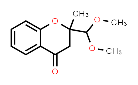 CAS No. 146575-56-6, 2-(Dimethoxymethyl)-2-methylchroman-4-one