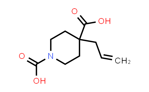 CAS No. 146603-99-8, 1,4-Piperidinedicarboxylic acid, 4-(2-propen-1-yl)-