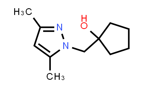 CAS No. 1466206-43-8, 1-[(3,5-Dimethyl-1H-pyrazol-1-yl)methyl]cyclopentan-1-ol
