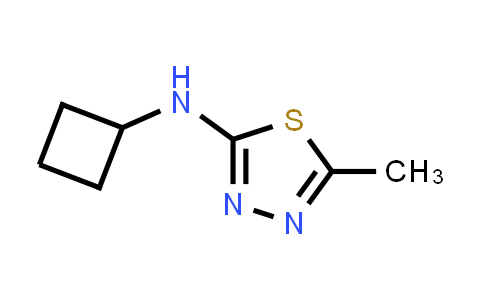 CAS No. 1466866-93-2, N-Cyclobutyl-5-methyl-1,3,4-thiadiazol-2-amine