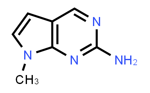 CAS No. 1467103-13-4, 7-Methyl-7H-pyrrolo[2,3-d]pyrimidin-2-amine