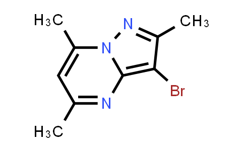 CAS No. 146778-13-4, 3-Bromo-2,5,7-trimethylpyrazolo[1,5-a]pyrimidine