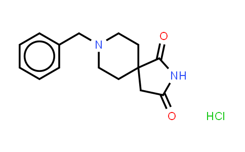 CAS No. 1468-23-1, 2,8-Diazaspiro[4.5]decane-1,3-dione, 8-(phenylmethyl)-, (Hydrochloride) (1:1)