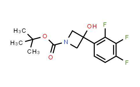 CAS No. 1468572-12-4, tert-Butyl 3-hydroxy-3-(2,3,4-trifluorophenyl)azetidine-1-carboxylate