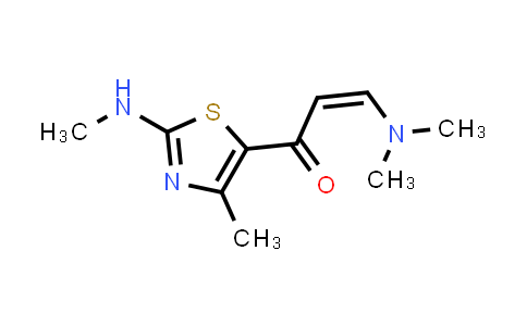 CAS No. 1469881-03-5, (Z)-3-(Dimethylamino)-1-[4-methyl-2-(methylamino)thiazol-5-yl]prop-2-en-1-one