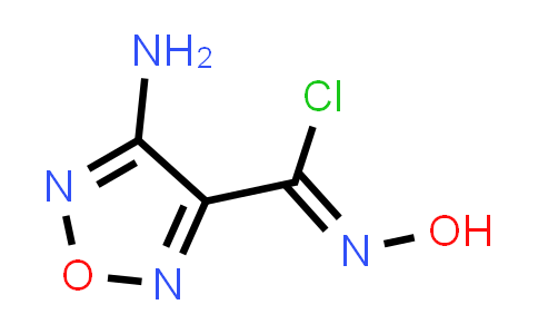 CAS No. 147085-13-0, 4-Amino-N-hydroxy-1,2,5-oxadiazole-3-carbimidoyl chloride
