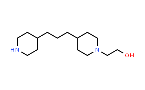 CAS No. 14712-23-3, 2-(4-(3-(Piperidin-4-yl)propyl)piperidin-1-yl)ethan-1-ol