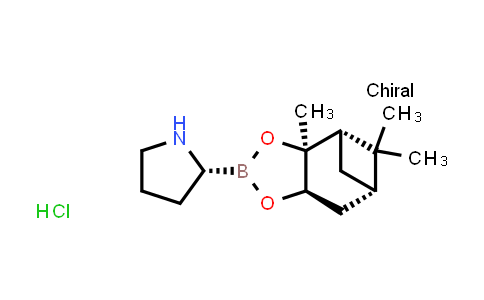 CAS No. 147208-69-3, (R)-2-((3aS,4S,6S,7aR)-3a,5,5-Trimethylhexahydro-4,6-methanobenzo[d][1,3,2]dioxaborol-2-yl)pyrrolidine hydrochloride