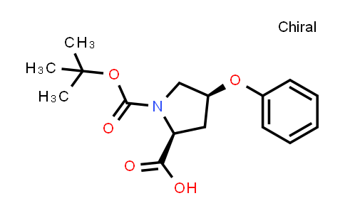 CAS No. 147266-79-3, (2S,4S)-1-(Tert-Butoxycarbonyl)-4-phenoxypyrrolidine-2-carboxylic acid