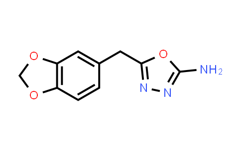 CAS No. 14731-90-9, 5-(1,3-Benzodioxol-5-ylmethyl)-1,3,4-oxadiazol-2-amine