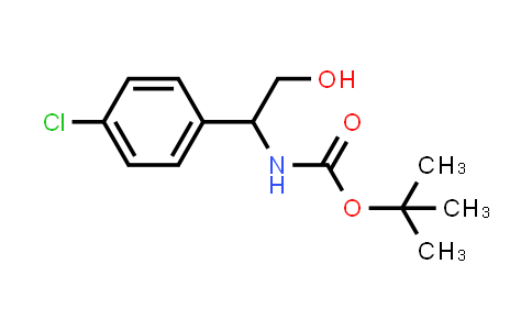 CAS No. 147353-95-5, tert-Butyl (1-(4-chlorophenyl)-2-hydroxyethyl)carbamate
