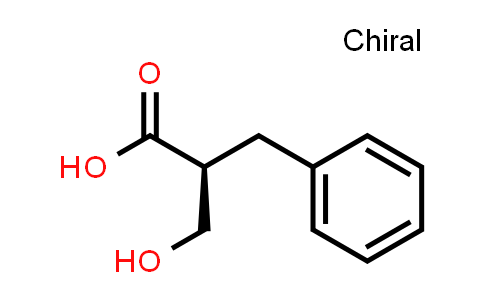 CAS No. 147383-72-0, Benzenepropanoic acid, α-(hydroxymethyl)-, (αS)-