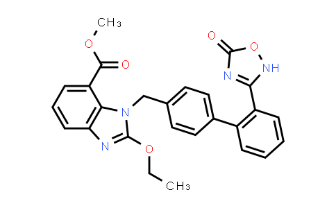 CAS No. 147403-52-9, 1-[[2'-(2,5-Dihydro-5-oxo-1,2,4-oxadiazol-3-yl)[1,1'-biphenyl]-4-yl]methyl]-2-ethoxy-1H-benzimidazole-7-carboxylic acid methyl ester