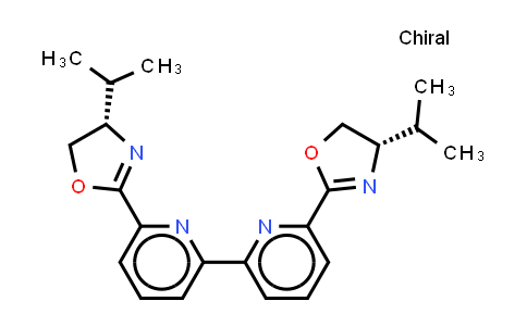 CAS No. 147409-41-4, 6,6'-Bis(4-(S)-isopropyl-2-oxazolinyl)-2,2'-bipyridine