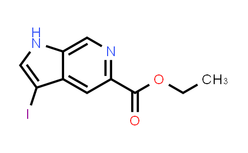 CAS No. 147503-88-6, Ethyl 3-iodo-1H-pyrrolo[2,3-c]pyridine-5-carboxylate