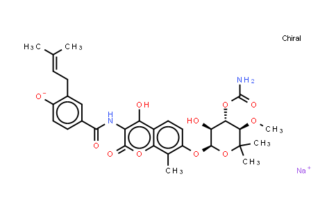 CAS No. 1476-53-5, Novobiocin (Sodium)