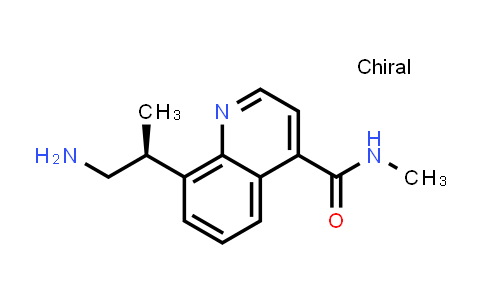 CAS No. 1476157-62-6, (S)-8-(1-Aminopropan-2-yl)-N-methylquinoline-4-carboxamide