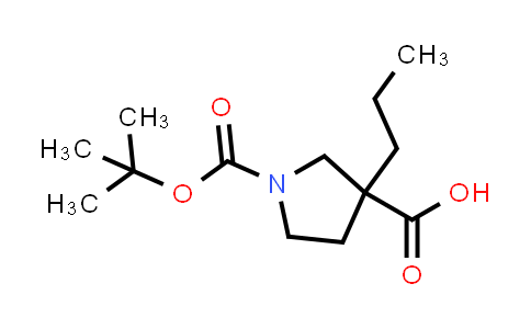 CAS No. 1476721-30-8, 1-[(tert-Butoxy)carbonyl]-3-propylpyrrolidine-3-carboxylic acid