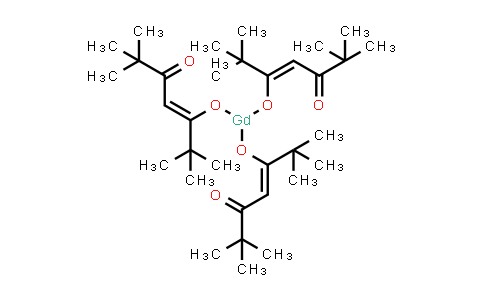 CAS No. 14768-15-1, Tris(2,2,6,6-tetramethyl-3,5-heptanedionato)gadolinium(III)