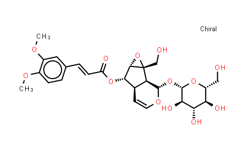CAS No. 147714-71-4, 6-O-(3'',4''-Dimethoxycinnamoyl)catalpol