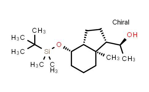 CAS No. 147725-62-0, (S)-1-((1S,3aR,4S,7aR)-4-((tert-Butyldimethylsilyl)oxy)-7a-methyloctahydro-1H-inden-1-yl)ethan-1-ol