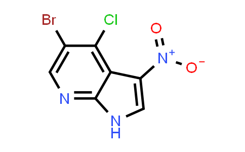 CAS No. 1477532-48-1, 5-Bromo-4-chloro-3-nitro-1H-pyrrolo[2,3-b]pyridine