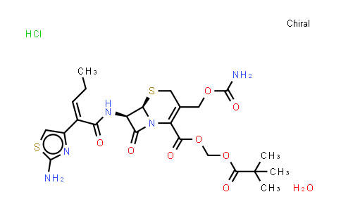 CAS No. 147816-23-7, Cefcapene pivoxil (hydrochloride)